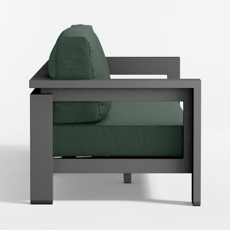 Walker 90" Metal Outdoor Sofa with Cast Ivy Sunbrella ® Cushions - image 14 of 17