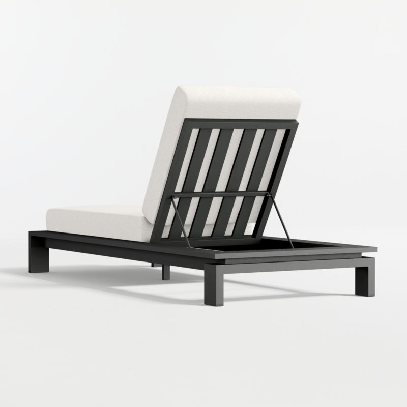 Walker Metal Outdoor Sun Lounger with Canvas Canvas Sunbrella ® Cushion - image 7 of 9