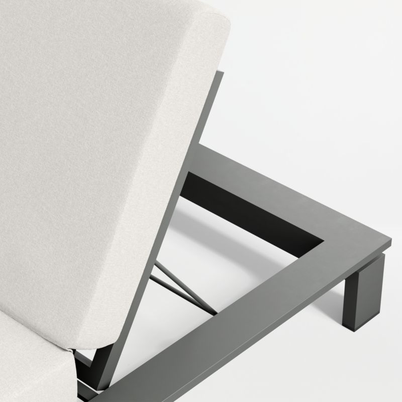 Walker Metal Outdoor Sun Lounger with Canvas Canvas Sunbrella ® Cushion - image 8 of 9