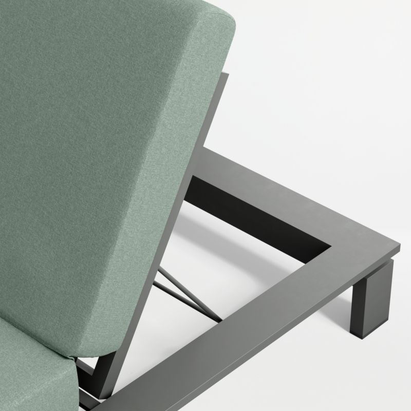 Walker Metal Outdoor Sun Lounger with Canvas Spa Sunbrella ® Cushion - image 8 of 9