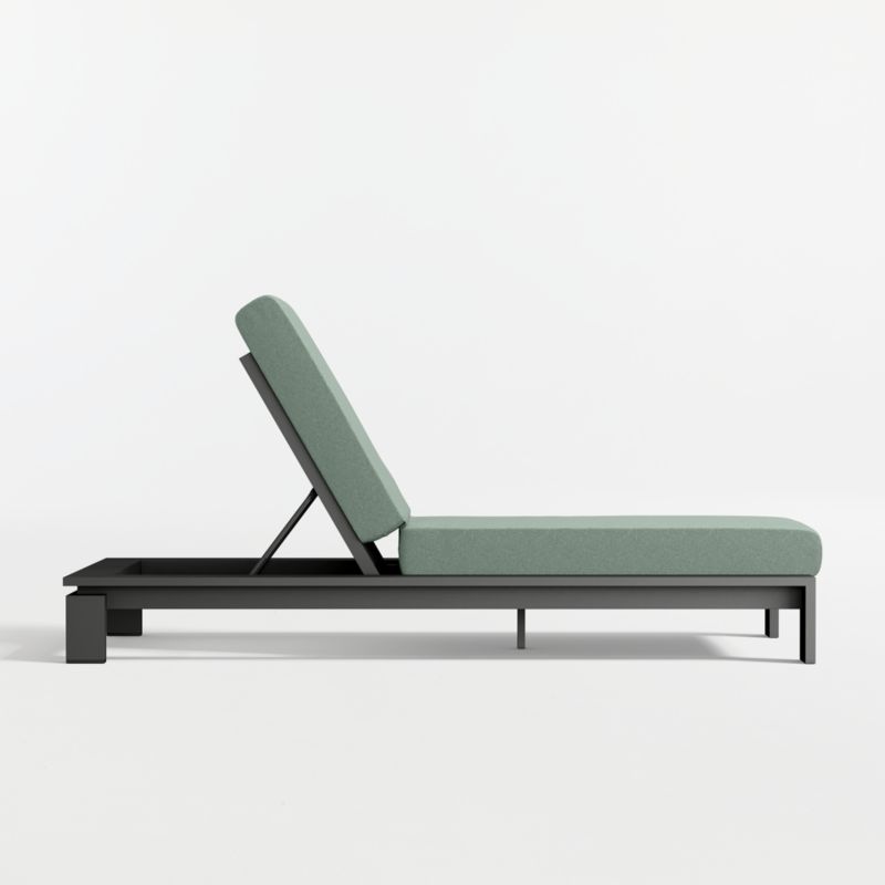 Walker Metal Outdoor Sun Lounger with Canvas Spa Sunbrella ® Cushion - image 4 of 9