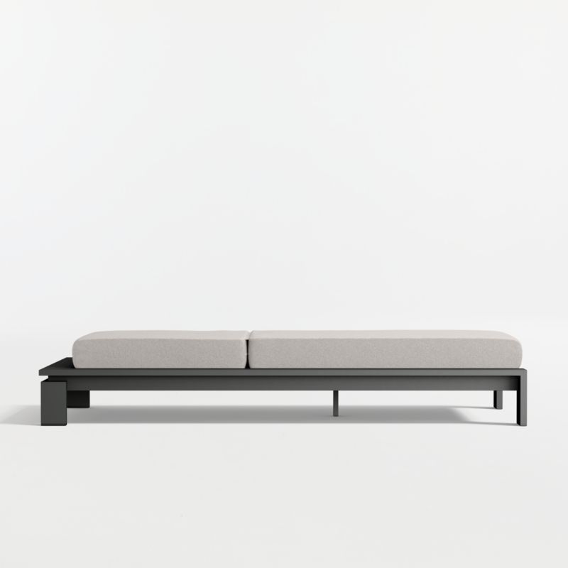 Walker Metal Outdoor Sun Lounger with Cast Ash Sunbrella ® Cushion - image 6 of 9