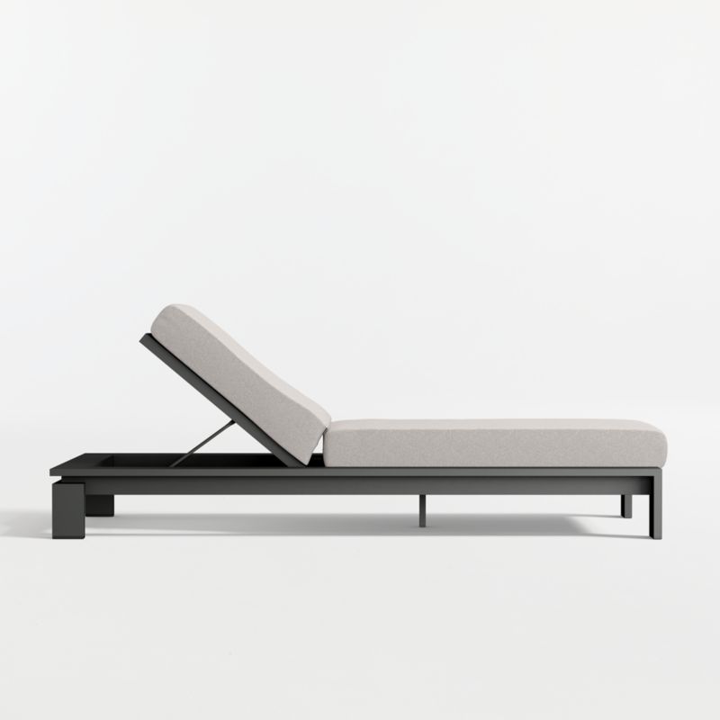 Walker Metal Outdoor Sun Lounger with Cast Ash Sunbrella ® Cushion - image 5 of 9