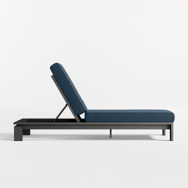 Walker Metal Outdoor Sun Lounger with Cast Harbor Sunbrella ® Cushion - image 4 of 9