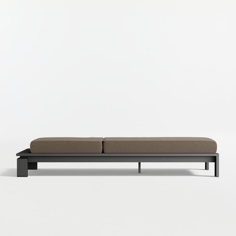 Walker Metal Outdoor Sun Lounger with Cast Shale Sunbrella ® Cushion - image 6 of 9