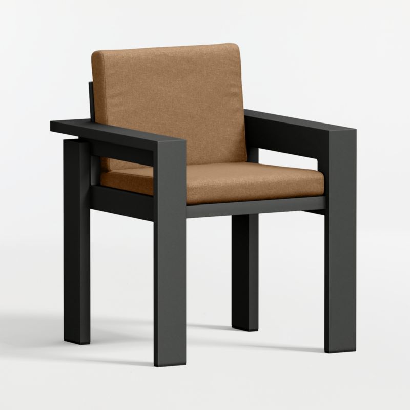 Walker 96"-144" Metal Extendable Outdoor Dining Table Set with Cast Teak Sunbrella ® Cushions - image 9 of 10