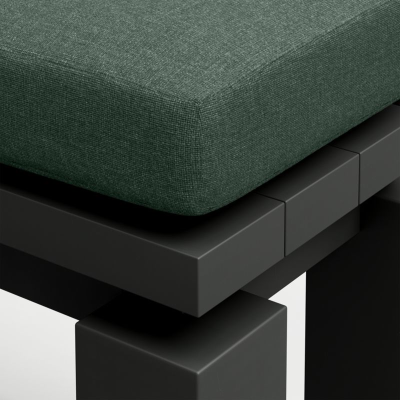 Walker Metal Outdoor Dining Bench with Cast Ivy Sunbrella ® Cushion - image 8 of 8