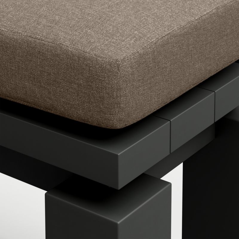 Walker Metal Outdoor Dining Bench with Cast Shale Sunbrella ® Cushion - image 8 of 8