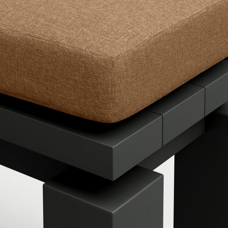 Walker Metal Outdoor Dining Bench with Cast Teak Sunbrella ® Cushion - image 8 of 8