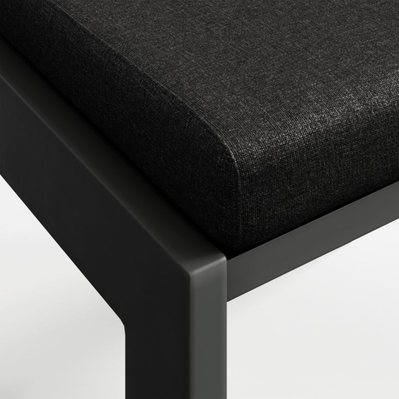 Walker Metal Outdoor Dining Chair with Canvas Black Sunbrella ® Cushions - image 13 of 14