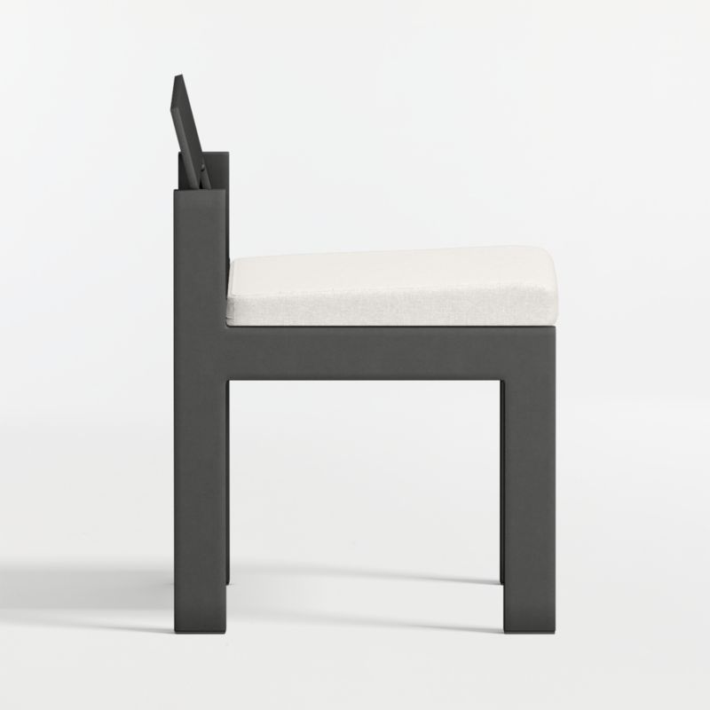 Walker Metal Outdoor Dining Chair with Canvas Canvas Sunbrella ® Cushions - image 11 of 13