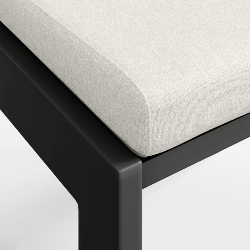 Walker Metal Outdoor Dining Chair with Canvas Natural Sunbrella ® Cushions - image 10 of 10