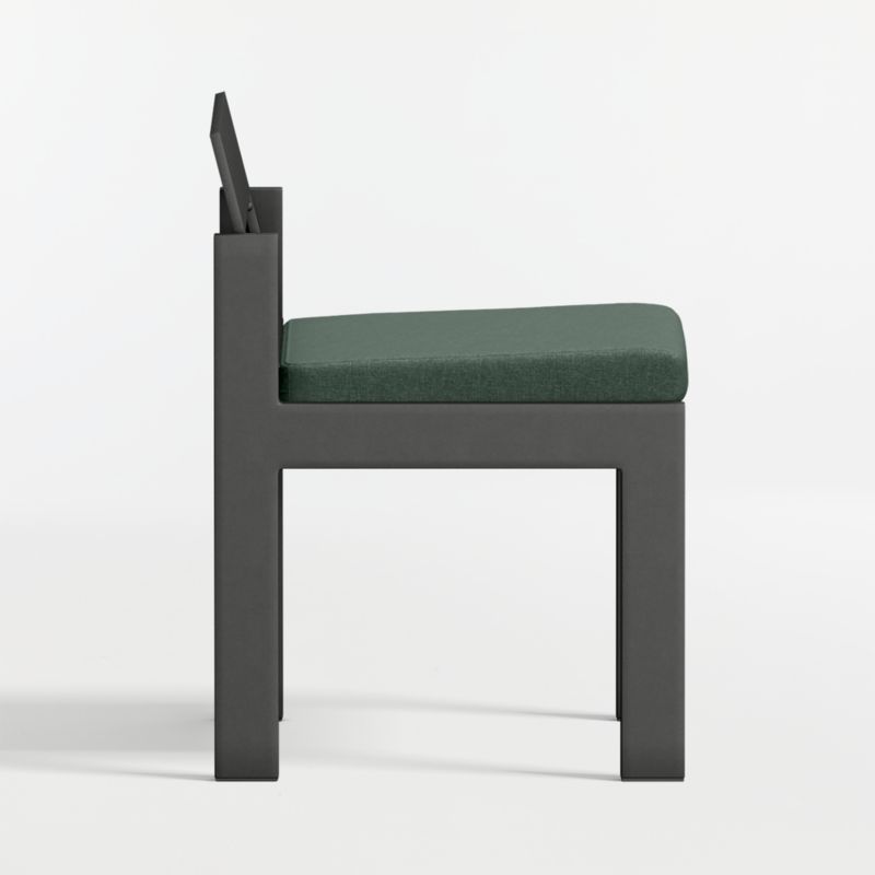 Walker Metal Outdoor Dining Chair with Cast Ivy Sunbrella ® Cushions - image 10 of 12