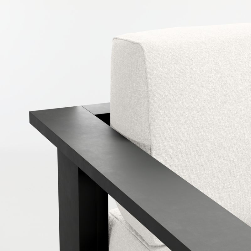 Walker Metal 3-Piece Outdoor Sectional Sofa with Canvas Canvas Sunbrella ® Cushions