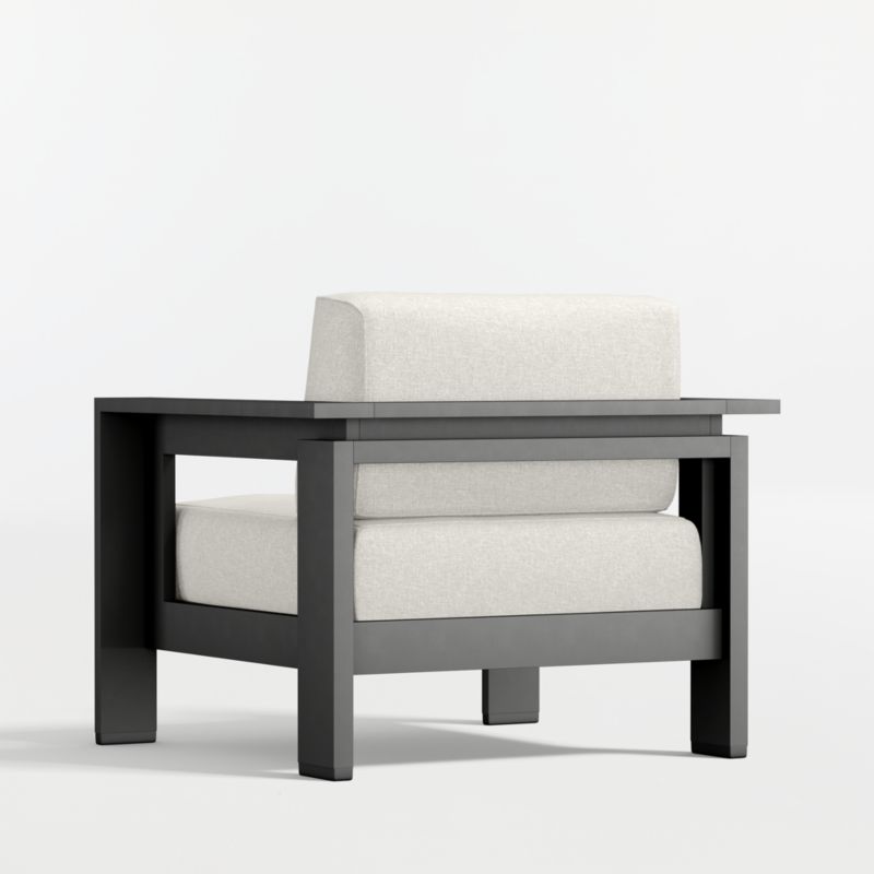 Walker Metal Outdoor Lounge Chair with Canvas Natural Sunbrella ® Cushions - image 11 of 11