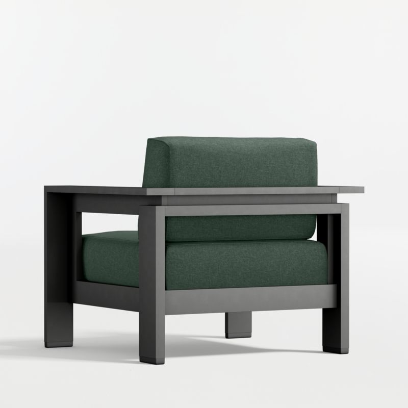 Walker Metal Outdoor Lounge Chair with Cast Ivy Sunbrella ® Cushions - image 12 of 12