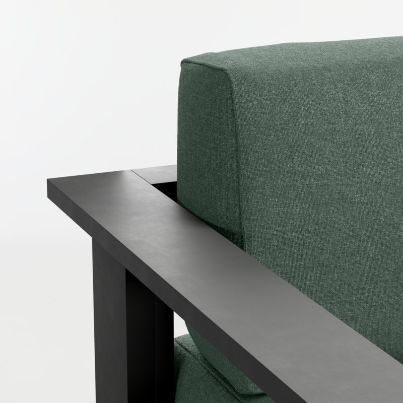 Walker Metal 3-Piece Outdoor Sectional Sofa with Cast Ivy Sunbrella ® Cushions