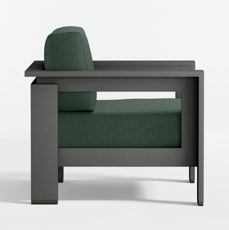 Walker Metal Outdoor Lounge Chair with Cast Ivy Sunbrella ® Cushions - image 11 of 12