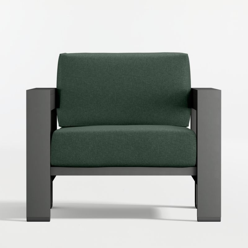 Walker Metal Outdoor Lounge Chair with Cast Ivy Sunbrella ® Cushions - image 10 of 12