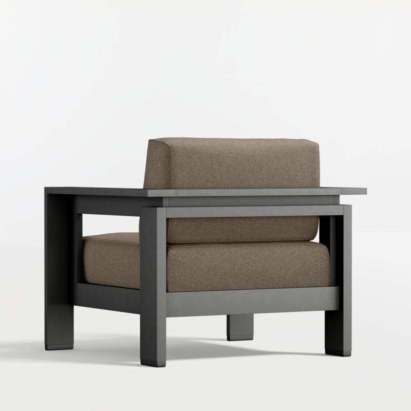 Walker Metal Outdoor Lounge Chair with Cast Shale Sunbrella ® Cushions - image 12 of 12