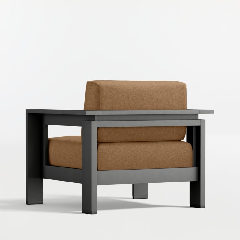 Walker Metal Outdoor Lounge Chair with Cast Teak Sunbrella ® Cushions - image 11 of 11