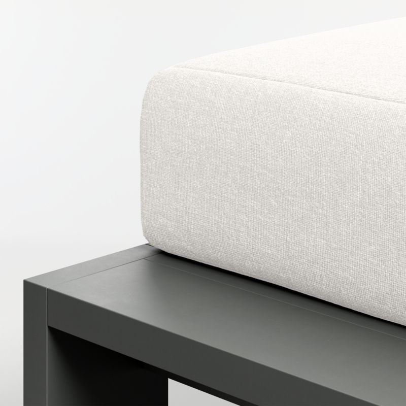 Walker Metal Outdoor Ottoman with Canvas Canvas Sunbrella ® Cushion - image 8 of 8