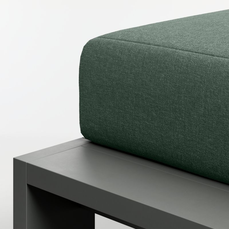 Walker Metal Outdoor Ottoman with Cast Ivy Sunbrella ® Cushion - image 8 of 8