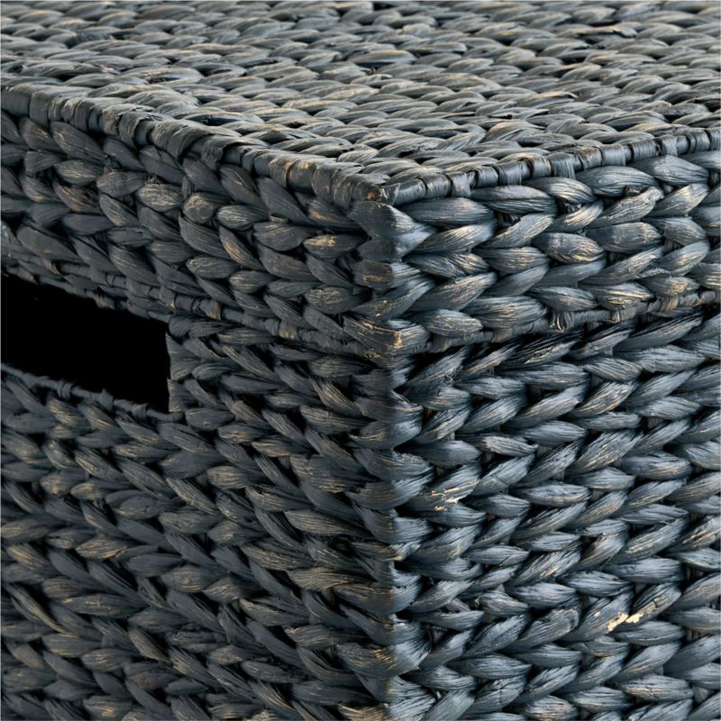Wonderful Wicker Blue Woven Kids Toy Box with Lid - image 5 of 6