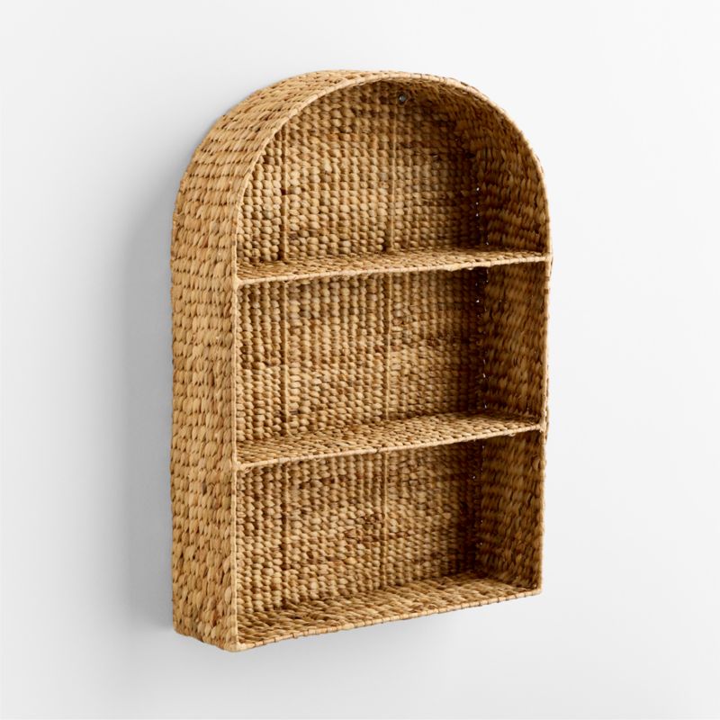 Wonderful Wicker Natural Kids Arched Wall Shelf - image 2 of 4