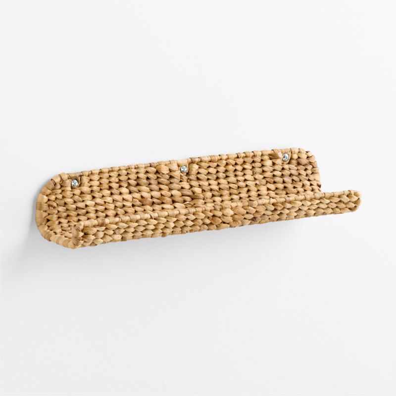 Wonderful Wicker Natural Kids Book Ledge Shelf Set of 3 - image 2 of 3