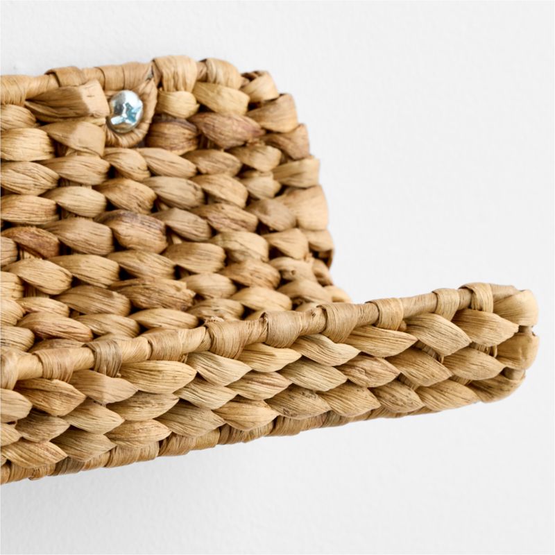 Wonderful Wicker Natural Kids Book Ledge Shelf - image 3 of 4