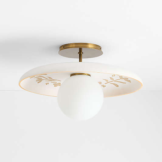 Wonderland Semi-Flush Mount 19" Kids Ceiling Light