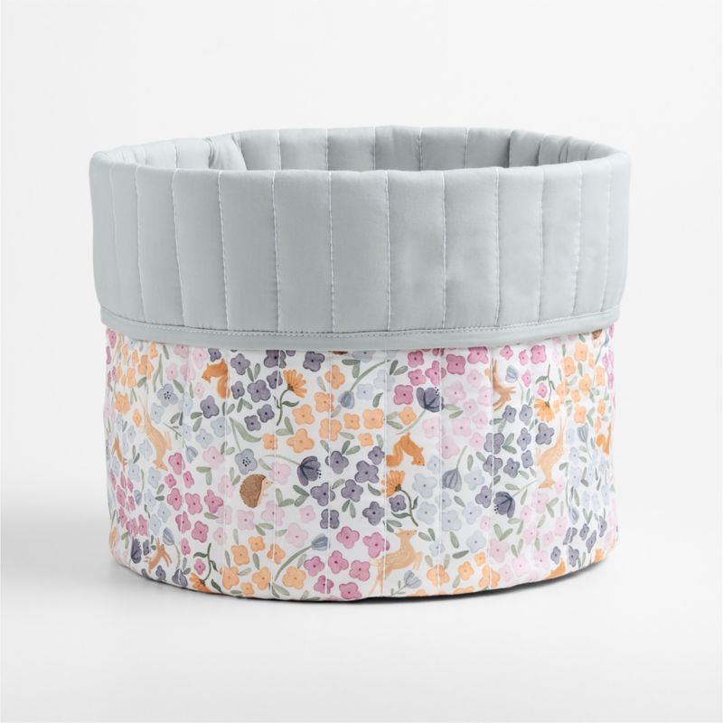 Wonderland Quilted Kids Shelf Storage Bin - image 2 of 4