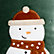 Wonderland Velvet Snowman