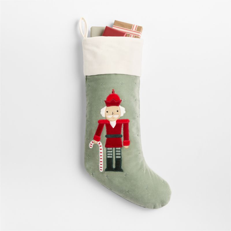 Wonderland Velvet Nutcracker Kids Christmas Stocking - image 3 of 6