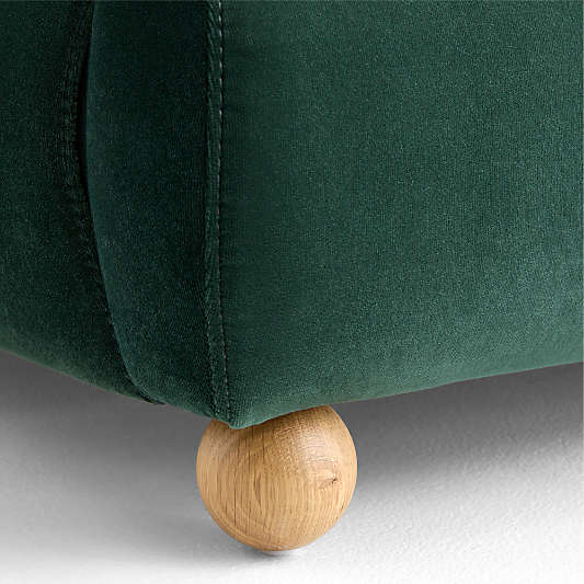 Winner Kent Pine Velvet Upholstered Kids Bed by Venus Williams