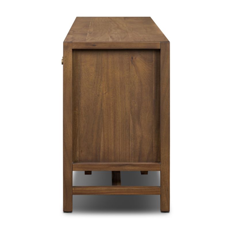 Winston 78" Saddle Tan Wood Media Console - image 5 of 11