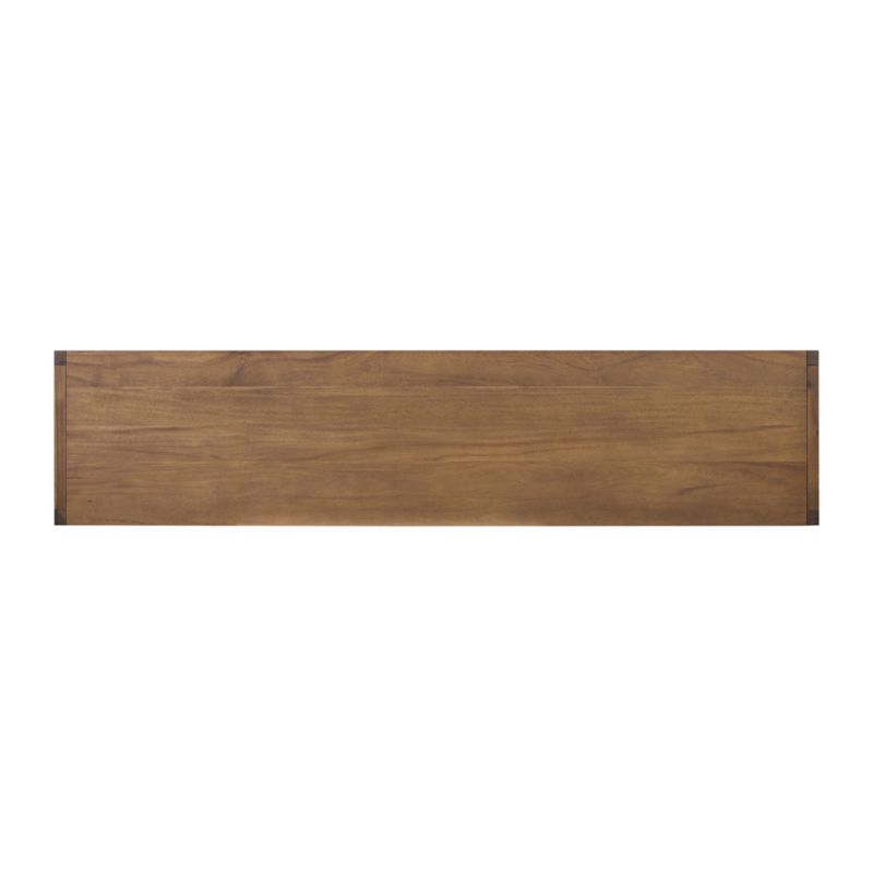 Winston 78" Saddle Tan Wood Media Console - image 7 of 11