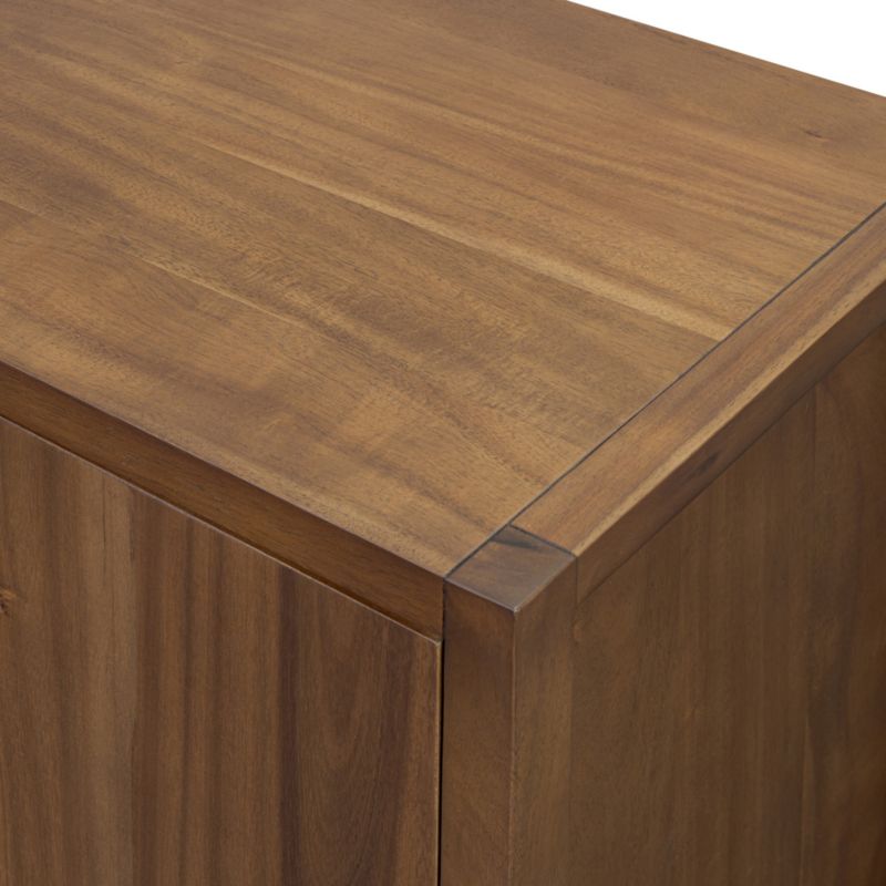 Winston 78" Saddle Tan Wood Media Console - image 8 of 11