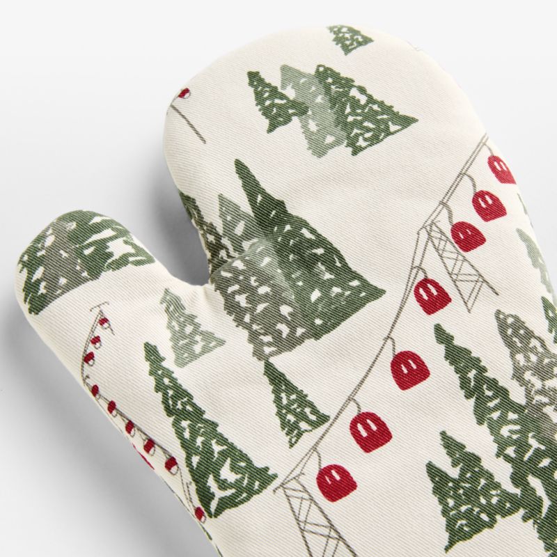 Winter Gondola Organic Cotton Oven Mitt and Pot Holder Set - image 1 of 2