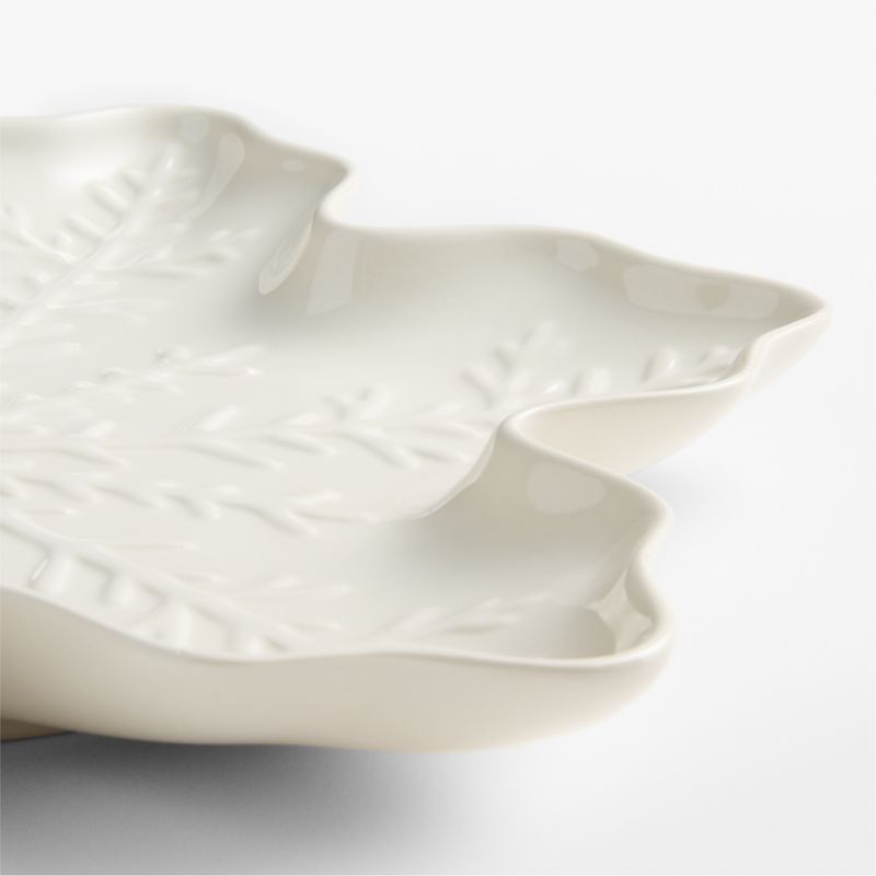 Winter Snowflake Stoneware Platter - image 2 of 3