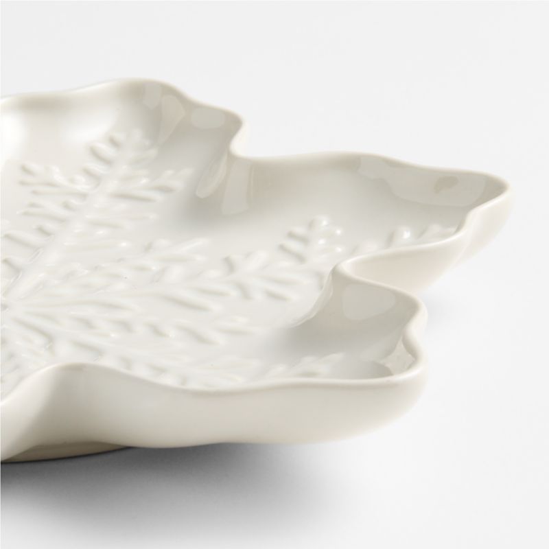 Winter Snowflake Stoneware Salad Plate - image 3 of 4