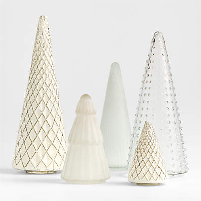 Winter Wonderland Holiday Trees, Set of 5