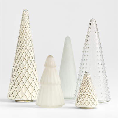 Winter Wonderland Holiday Trees, Set of 5