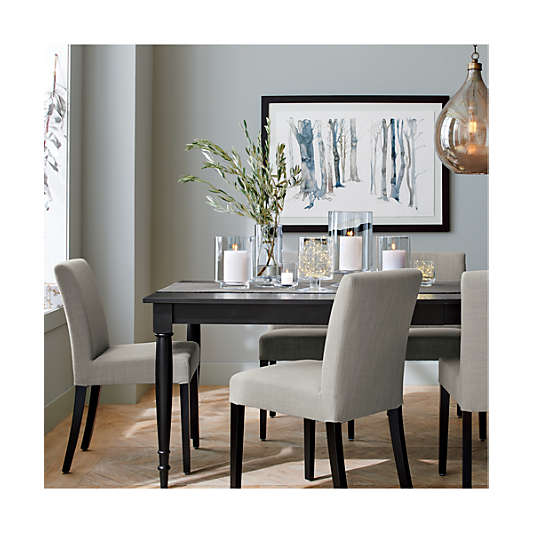 Lowe Pewter Upholstered Dining Chair