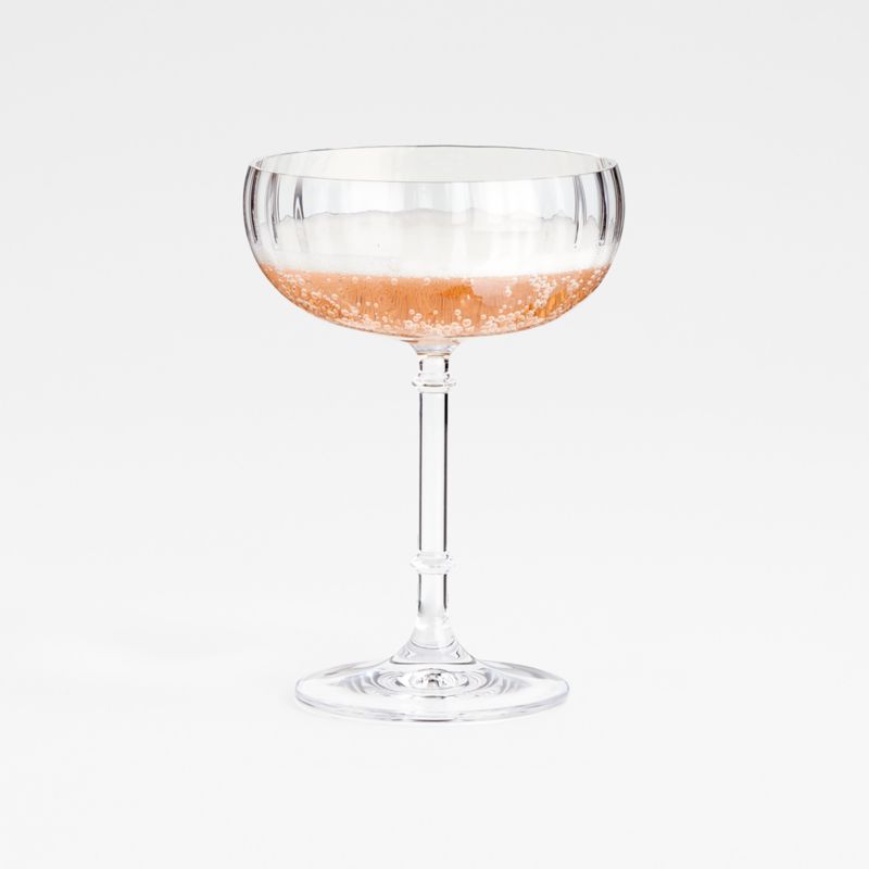 Wolcott Optic 7-Oz. Coupe Glass + Reviews | Crate & Barrel