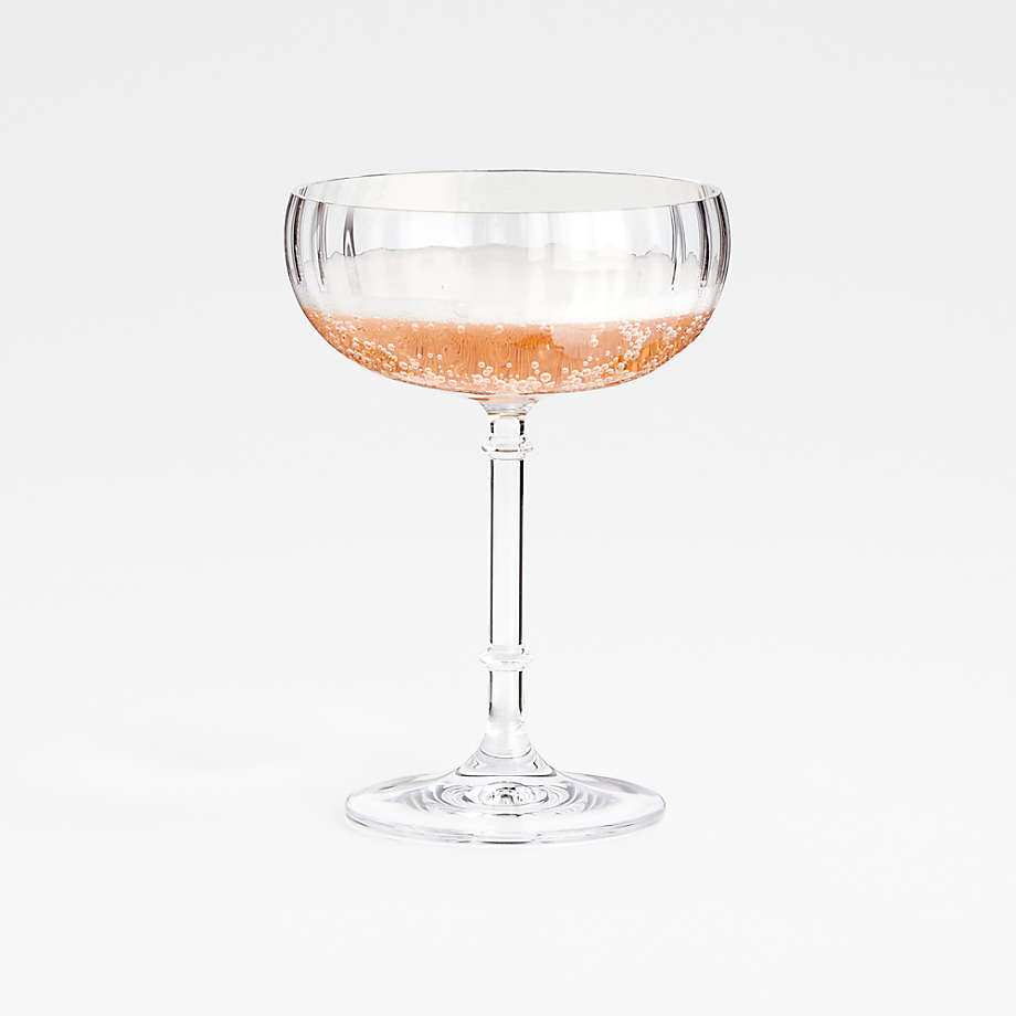 Wolcott Optic 7-Oz. Coupe Glass + Reviews | Crate & Barrel