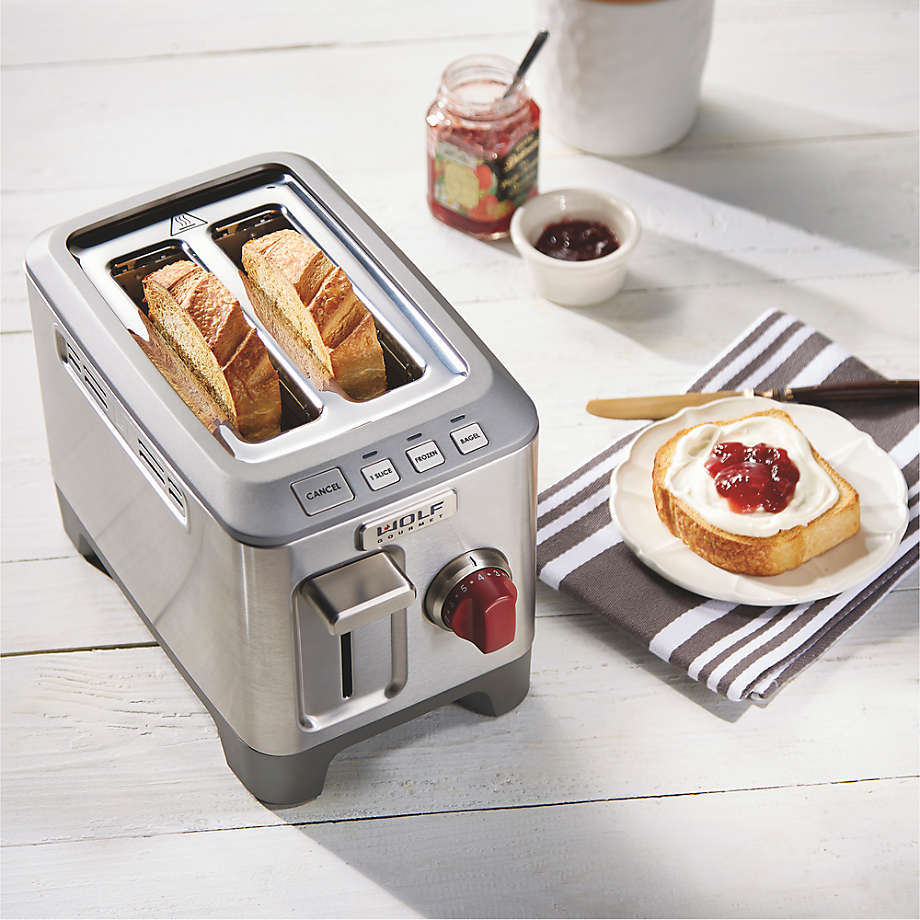 2-Slice Toaster (Silver Knobs), Wolf Gourmet
