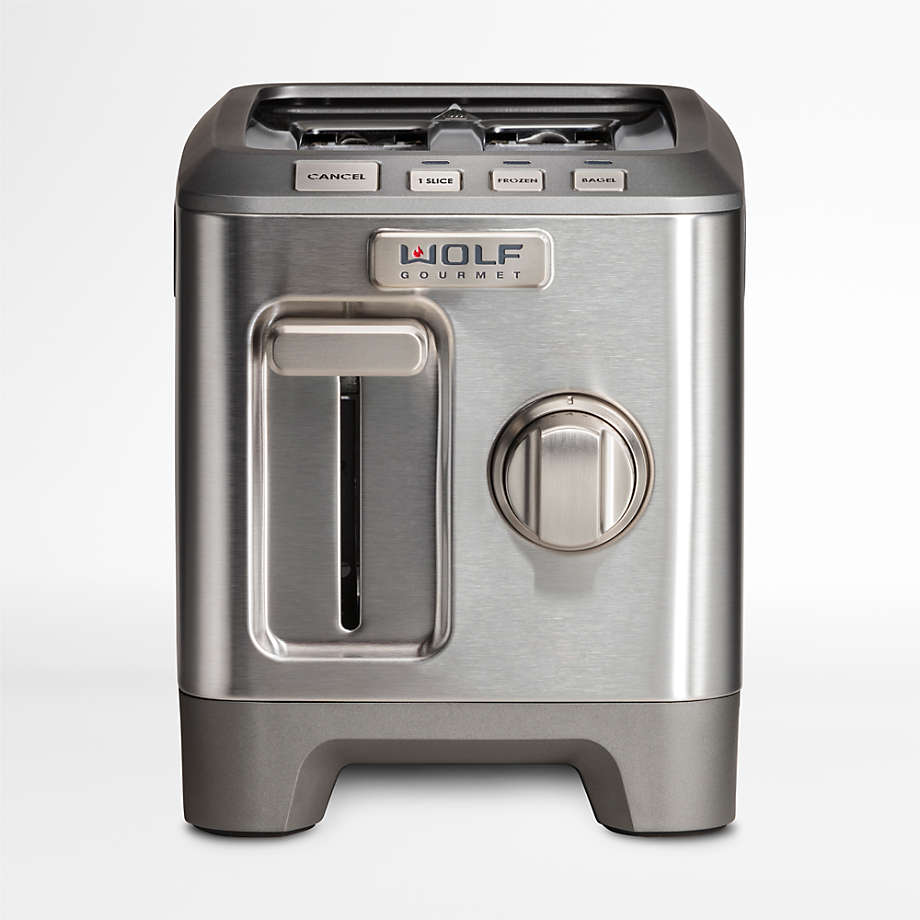 Wolf Gourmet 2Slice Toaster with 1Slice Toasting and Stainless Steel