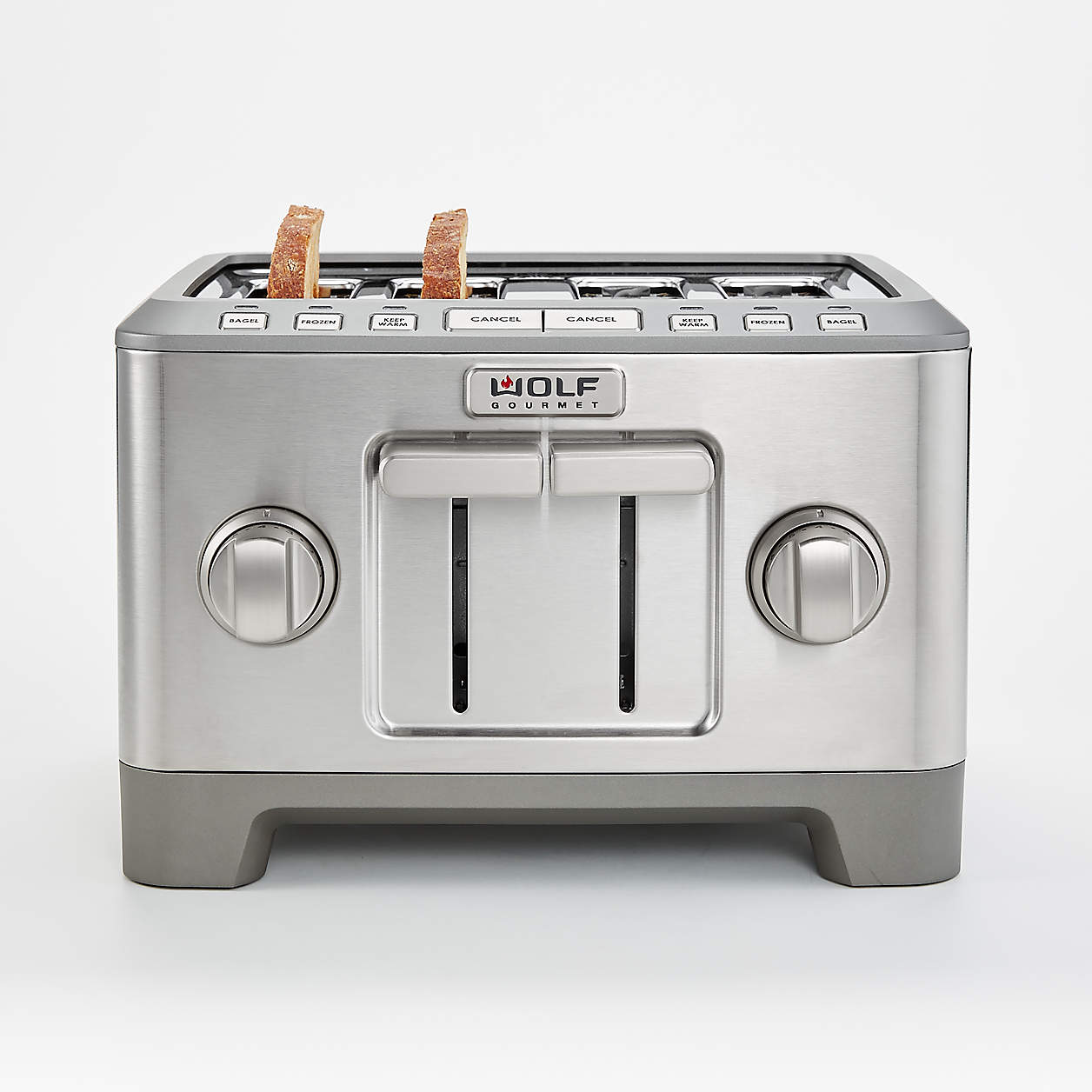 Wolf Gourmet 4Slice Toaster with Stainless Steel Knobs + Reviews